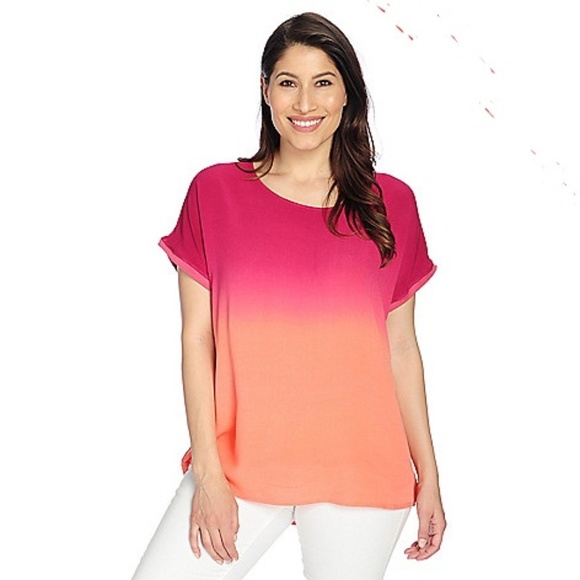 ONE WORLD Tops - NEVER WORN One World Ombre Woven Top